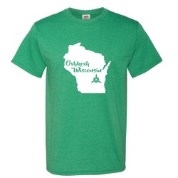 EAA Oshkosh Wisconsin T-shirt - Heather Green