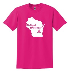 EAA Oshkosh WI T-shirt - Heliconia