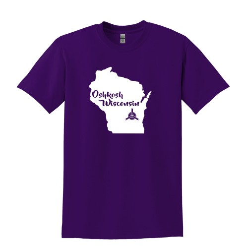 EAA Oshkosh Wisconsin T-shirt - Purple EAA Oshkosh Wisconsin T-shirt - Purple