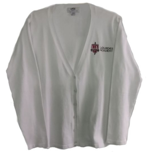 LOURDES Vantage Cardigan - White