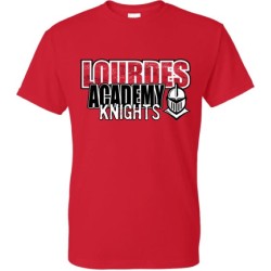 Lourdes Knights 50/50 Cotton/Poly Short Sleeve T-shirt
