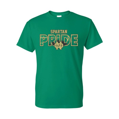 Spartan Pride 50/50 Cotton/Poly T-Shirt - Kelly