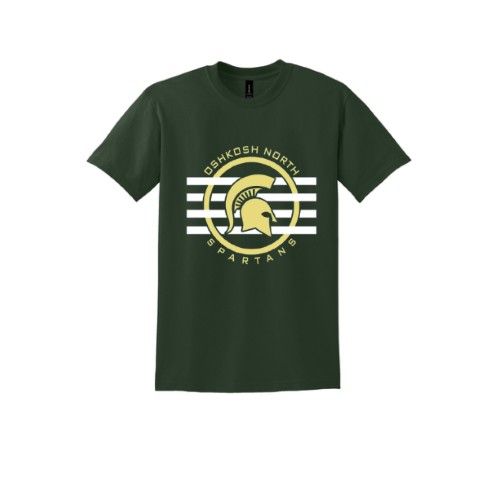 Oshkosh North Spartans T-Shirt - Forest Green Oshkosh North Spartans T-Shirt - Forest Green