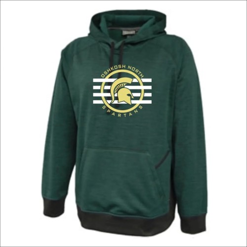 Oshkosh North Spartans Pennant Performance Hoodie