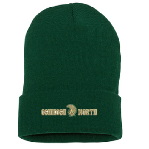 Oshkosh North Spartans Knit Hat with Cuff - Spruce (Green)