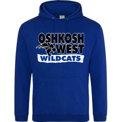 West Wildcats Royal Hooded Sweatshirt