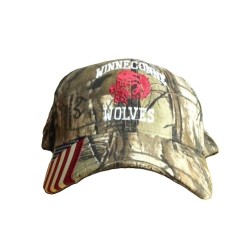 Wolves Cotton Twill Camo Cap