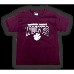 YOUTH Winneconne Wolves 100% Cotton T-shirt