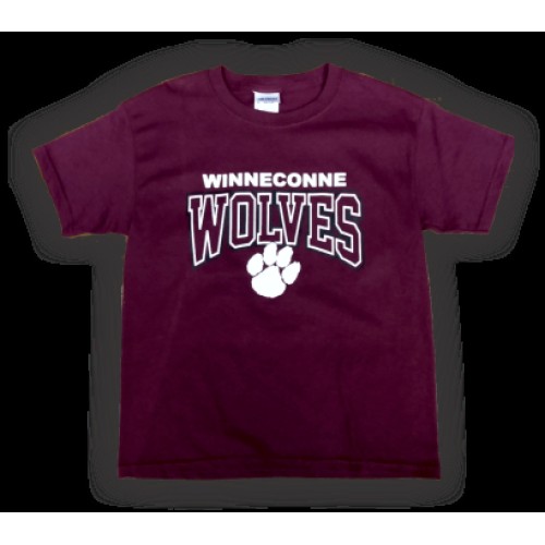 YOUTH Winneconne Wolves 100% Cotton T-shirt