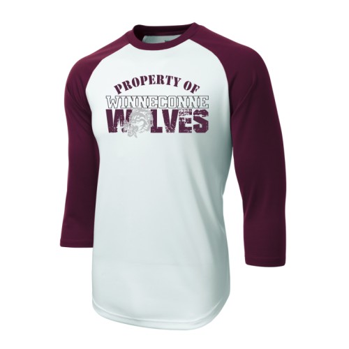 Wolves "Property Of" Performance Baseball Tee